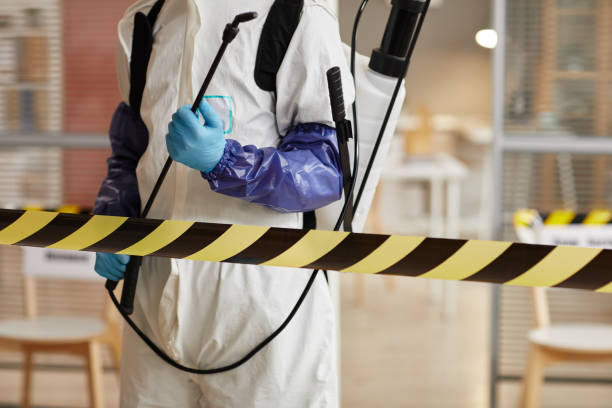 Professional Biohazard technician working in Waukau, WI